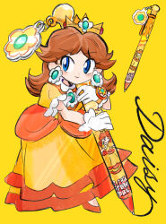 princess daisy from super mario bros. by rakugaki shitagari-ya