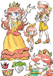princess daisy from mario kart by rakugaki shitagari-ya