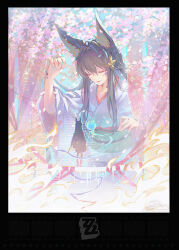 hoshimi miyabi from zenless zone zero by kanmai x sou