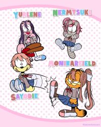 garfield (character) from doki doki literature club