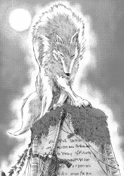 great grey wolf sif from dark souls (series)