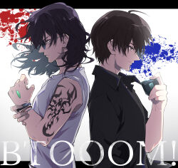 sakamoto ryouta from btooom! by nekoma hikaru