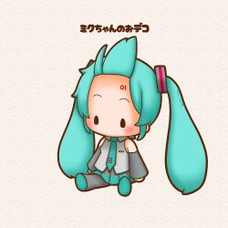 hatsune miku from vocaloid