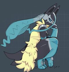 lucario from pokemon by astralc0de