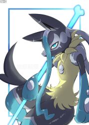 lucario from pokemon by zeraorush (hkvn7723)