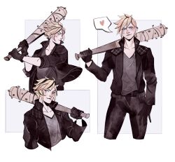 cloud strife from final fantasy by robasarel