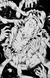 dead hand from inktober by kandori makoto