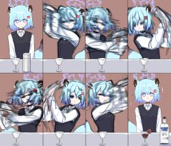 shigure (blue archive) from absolut vodka