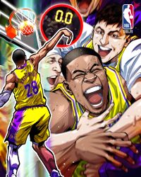 los angeles lakers fan art