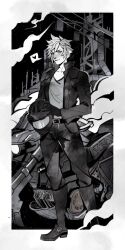 cloud strife from final fantasy by robasarel