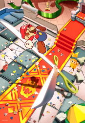 bowser from paper mario