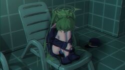 nozomi (blue archive) from backrooms (creepypasta)