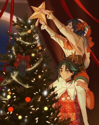 venti (genshin impact) from christmas