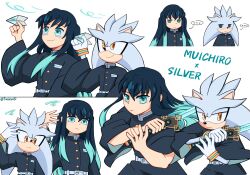 silver the hedgehog from kimetsu no yaiba by twixei0