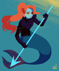undyne from undertale by tinnim2