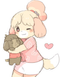isabelle (animal crossing) from animal crossing