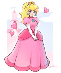 princess peach from super mario bros.