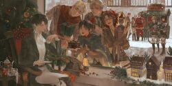 armin arlert from christmas by lilypsiren