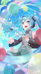 hatsune miku from vocaloid