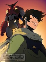 nagare ryoma from getter robo by qing (sankakuosushi)