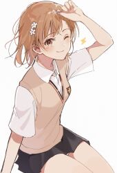 misaka mikoto from toaru kagaku no railgun by himaneko.