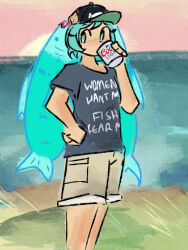 hatsune miku from vocaloid