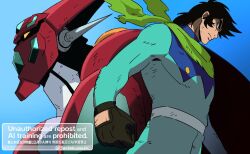 nagare ryoma from getter robo by qing (sankakuosushi)