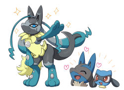 lucario from pokemon by enohito