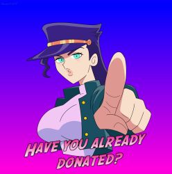 kujo jotaro from jojo no kimyou na bouken by lady-jotaro