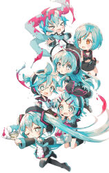 hatsune miku from vocaloid by niwako
