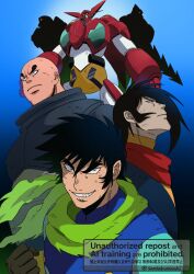 jin hayato from getter robo by qing (sankakuosushi)