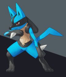 lucario from pokemon by katahane3