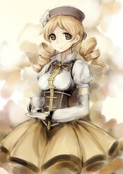 tomoe mami from mahou shoujo madoka magica by musclecar