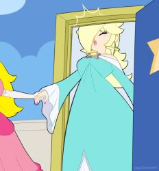 princess peach from super mario bros.