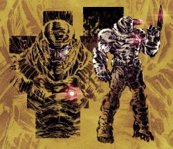 doomguy from doom (series) by teoft