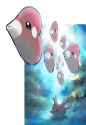corsola from pokemon by r3dfive