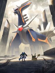 dialga from pokemon by flyaspring4