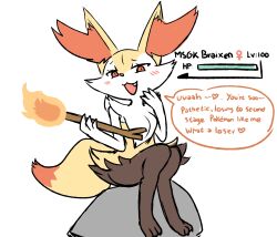 braixen from pokemon by keita naruzawa
