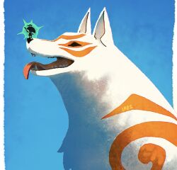 amaterasu (ookami) from ookami (game)