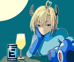 mega man (character) from indie virtual youtuber by lee (dragon garou)