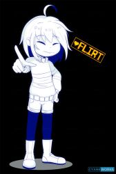 frisk (undertale) from undertale by cyaneworks