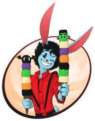 nice cream guy from halloween by nanobanana