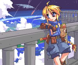 girl with a blonde braid (tomoshibi hidekazu) from original by tomoshibi hidekazu