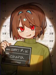 chara (undertale) from undertale by dande lion2604