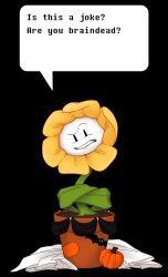 flowey (undertale) from halloween by nanobanana