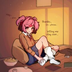 natsuki (doki doki literature club) from doki doki literature club