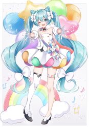 hatsune miku from vocaloid by noneon319