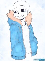 sans (undertale) from undertale by cyaneworks