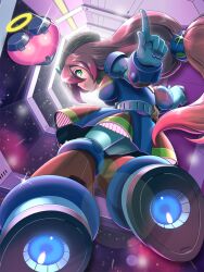 iris (mega man) from mega man (series) by napo