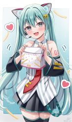 hatsune miku from mcdonald's by sakura hiyori